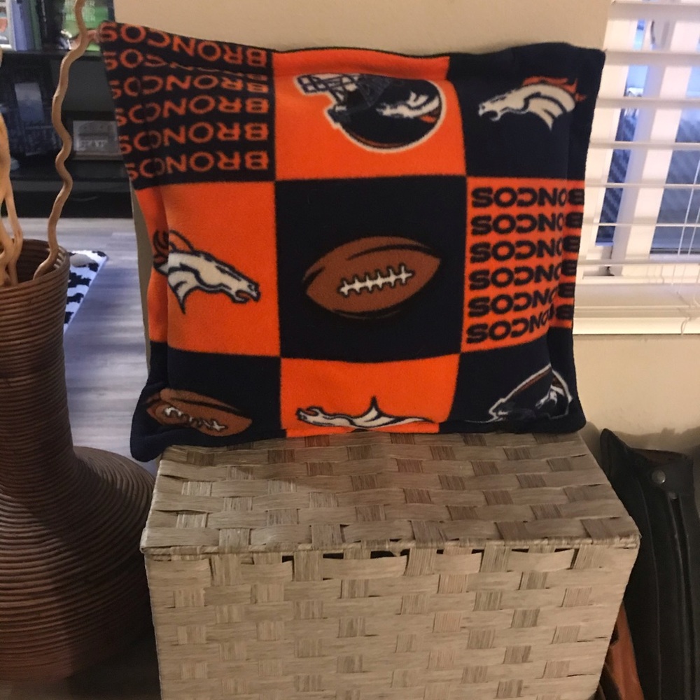Broncos pillow!